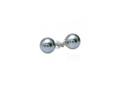 Rhodium Plated | Pearl Earrings